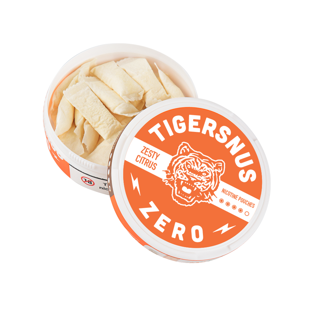 TIGERSNUS ZERO ZESTY CITRUS