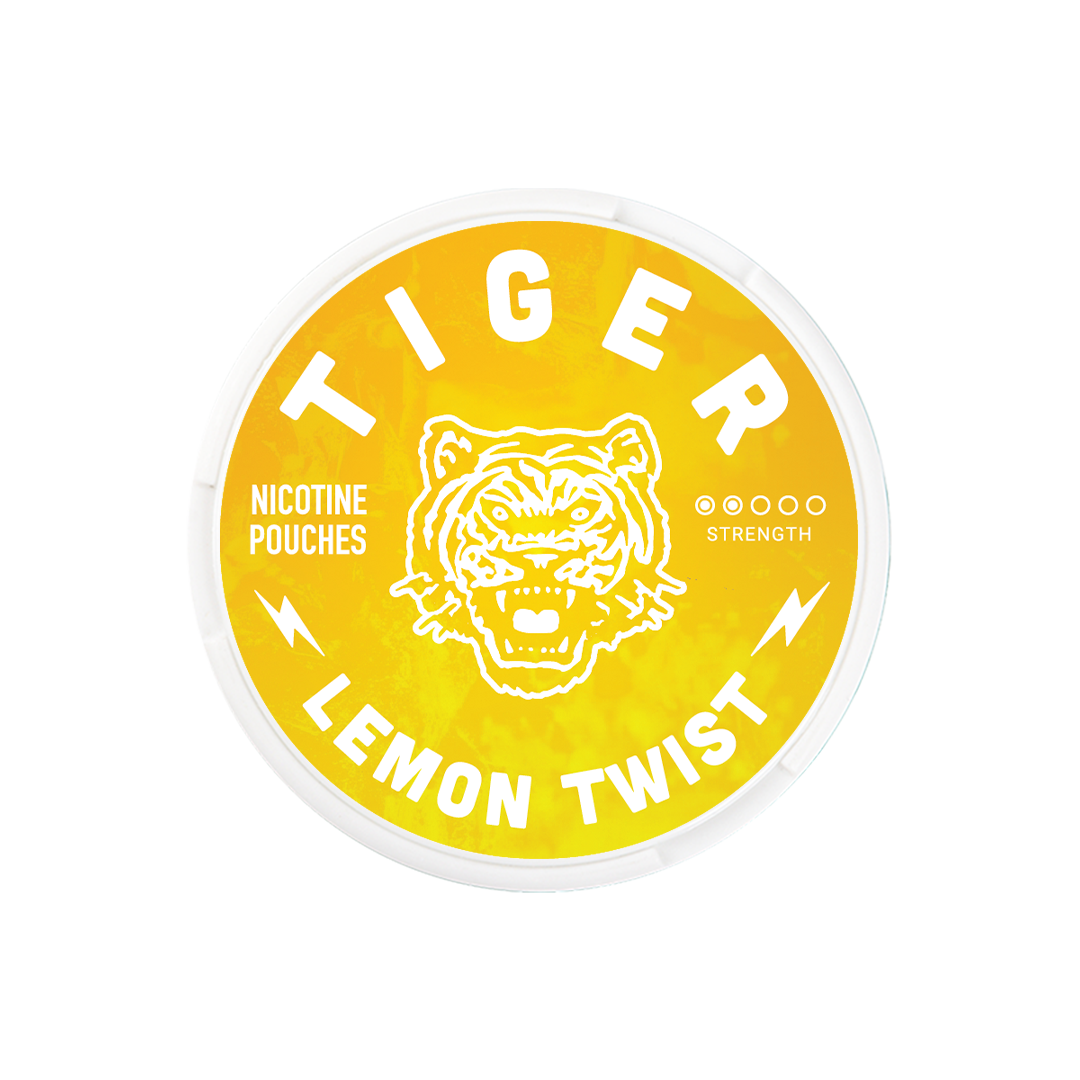 Nicotine Pouch 6mg TIGER Lemon Twist Tobacco-Free 20 Pouches
